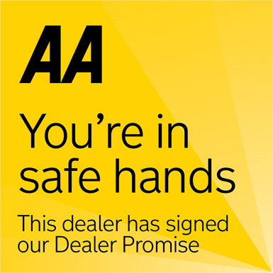 Trader Vans AA safe hands sign