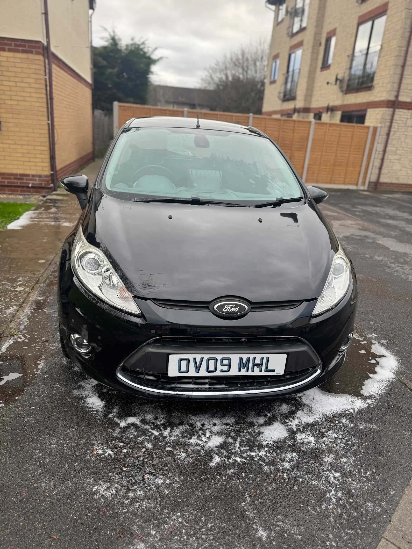 Customer blue Fiesta from Coastline Motors